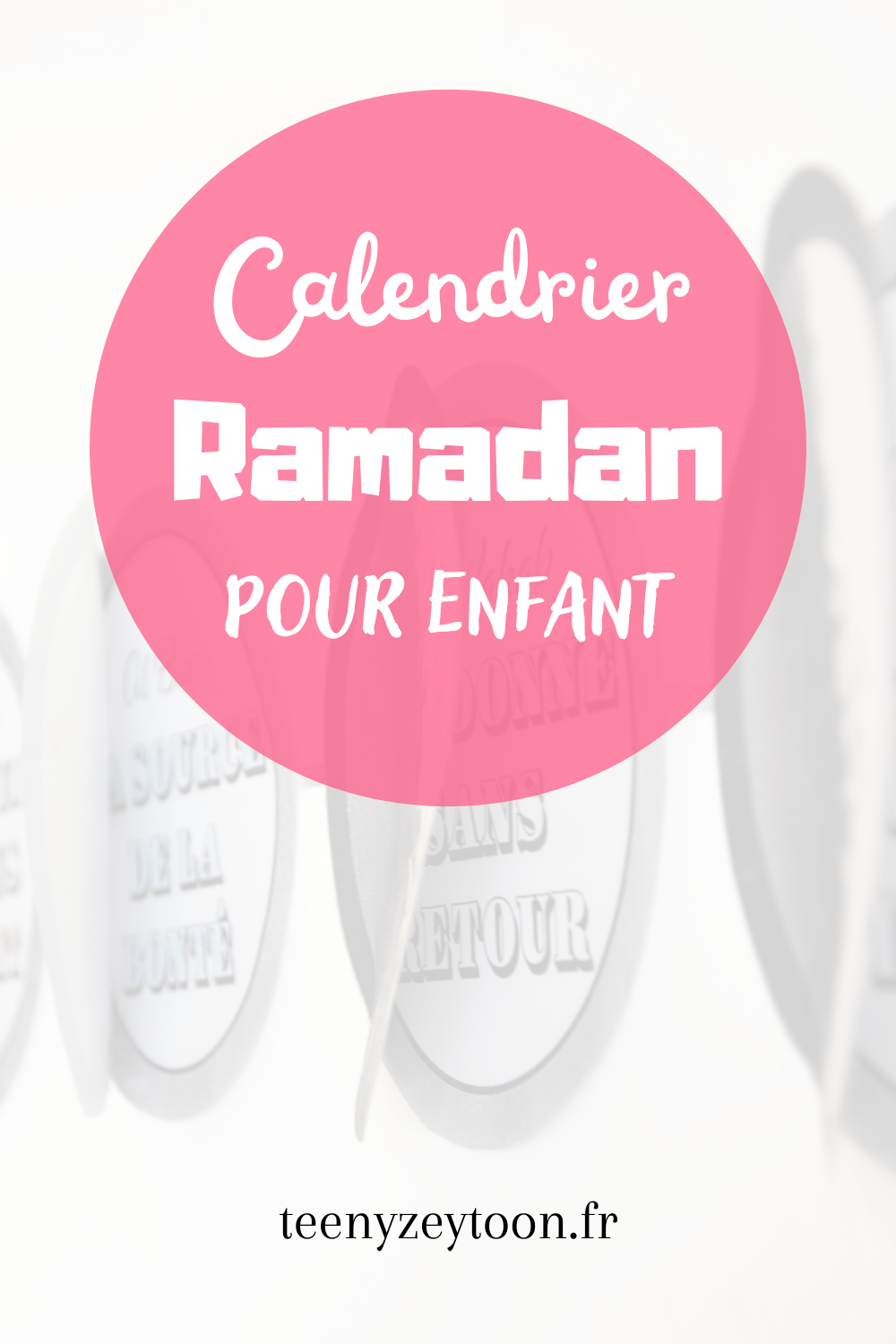 Calendrier de l'Avent Ramadan  Calendrier de l'avent ramadan